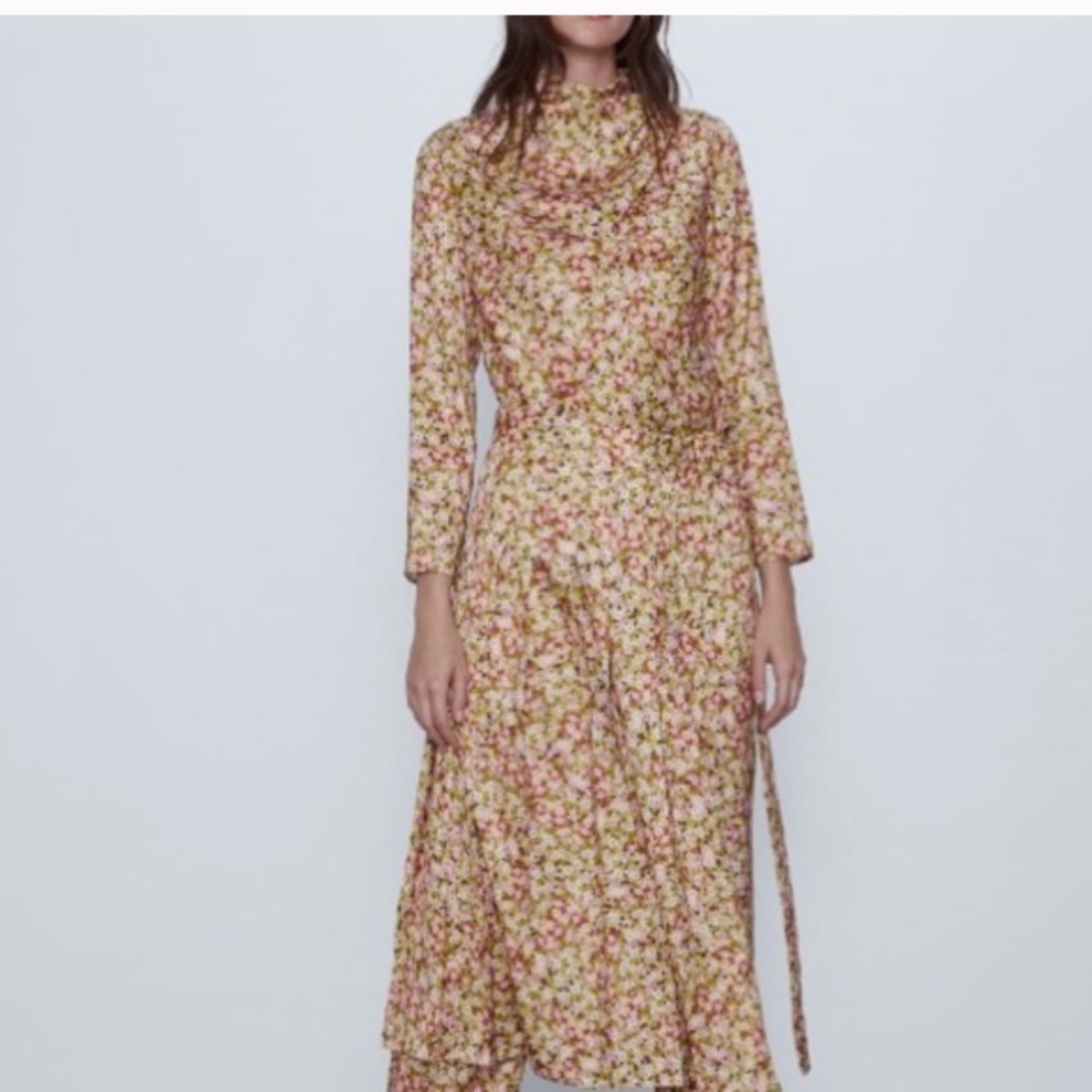 Pleated skirt pants and matching top